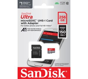 SANDISK - SANDISK MICROSD ULTRA ANDROID A1 256GB